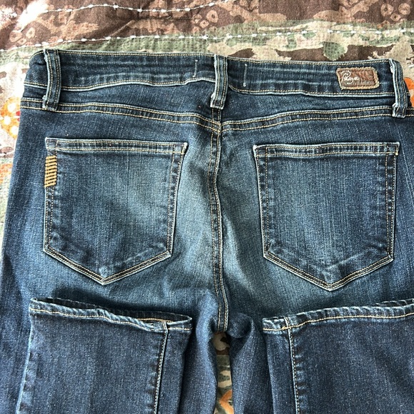 PAIGE Blue Peg Skinny Jeans Classic Style 30 - Picture 4 of 4